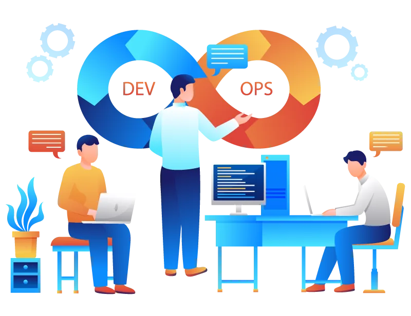 Cloud & DevOps illustration