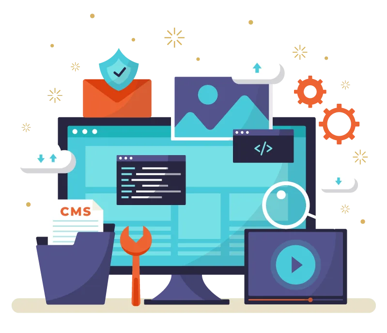 Web App Development illustration